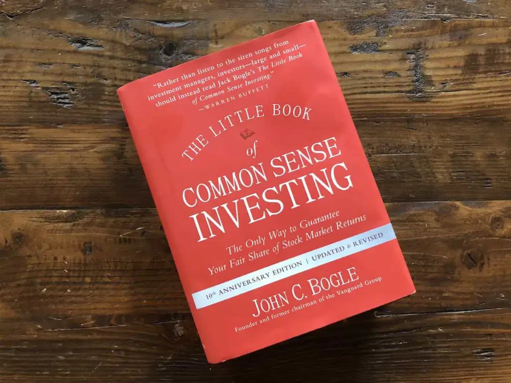 Image showing one of the wealth building books - The Little Book Of Common Sense Investing