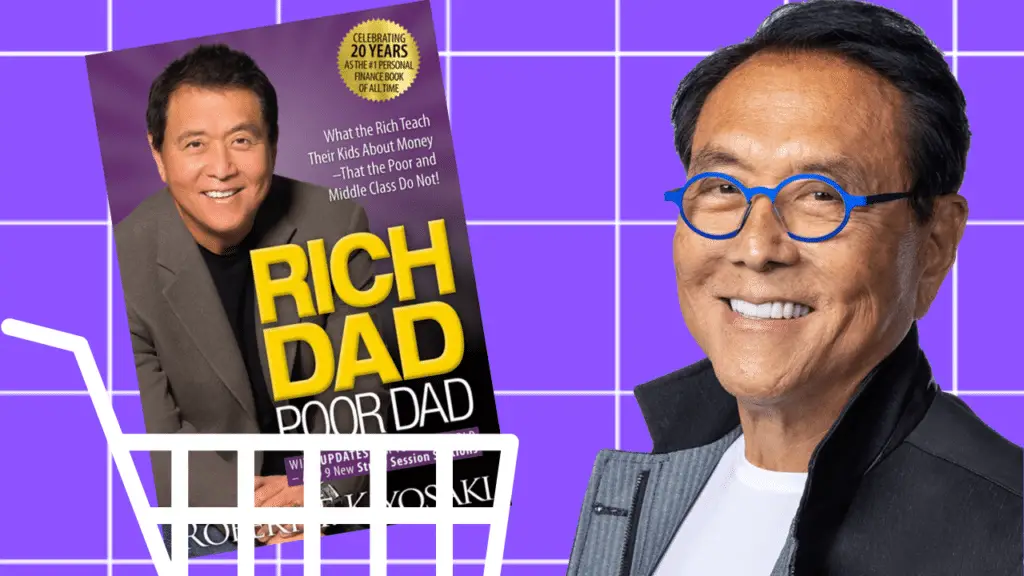 Image showing one of the wealth building books - Rich Dad Poor Dad